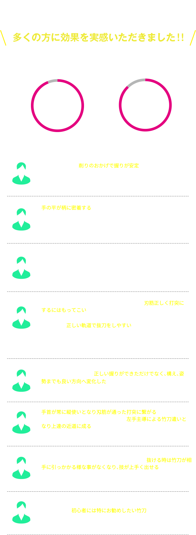 お客様の声見出し